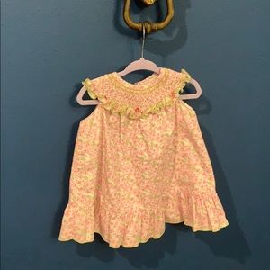 12m Smocked Bonnie Baby Dress